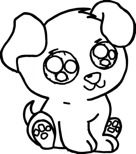 cute puppy pictures to color