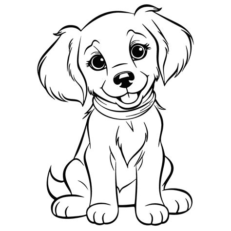 cute puppy pictures to color