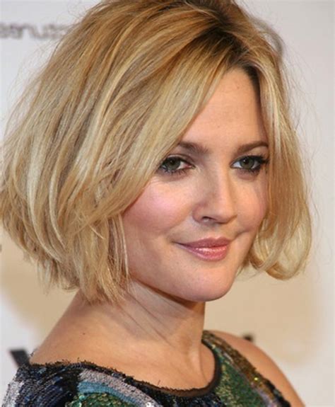 cute short haircuts for fat faces