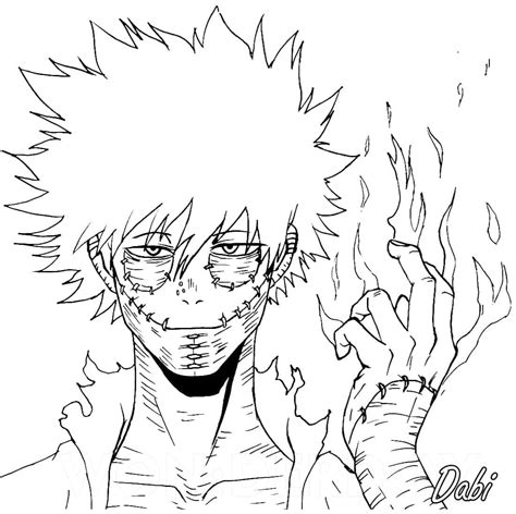dabi coloring pages