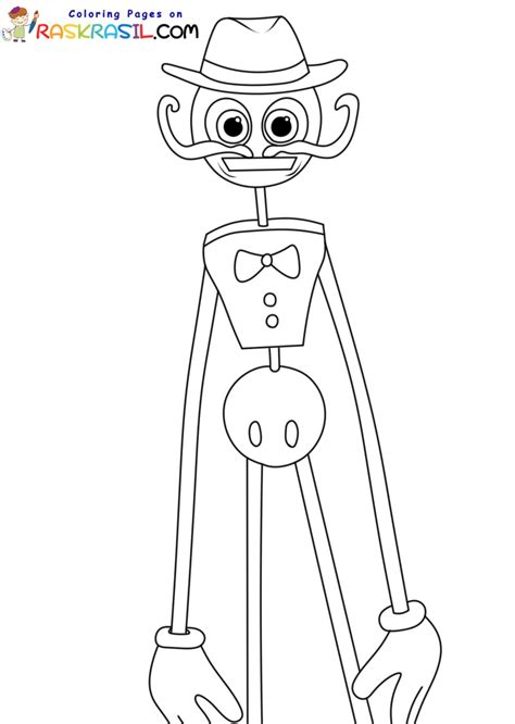 daddy long legs coloring pages