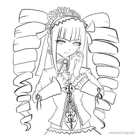 danganronpa coloring pages