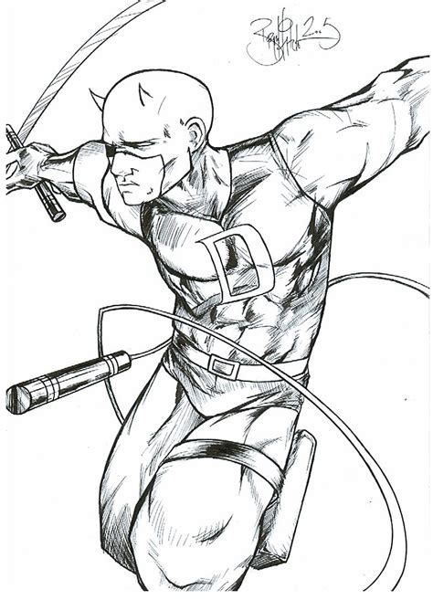 daredevil coloring pages