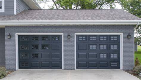 dark gray garage door
