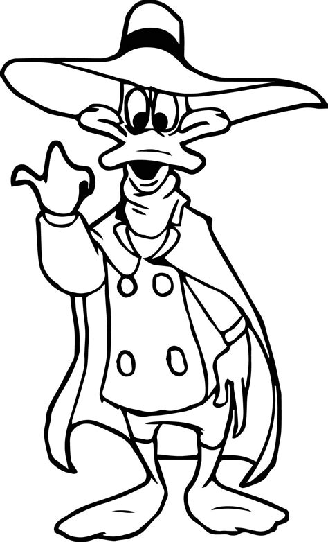 darkwing duck coloring pages