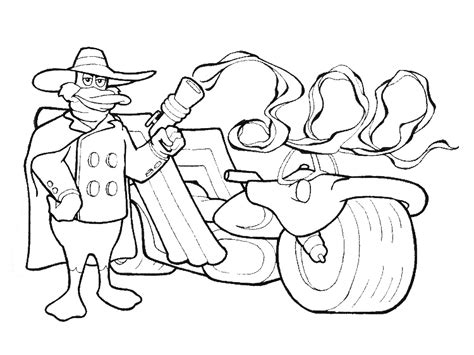 darkwing duck coloring pages