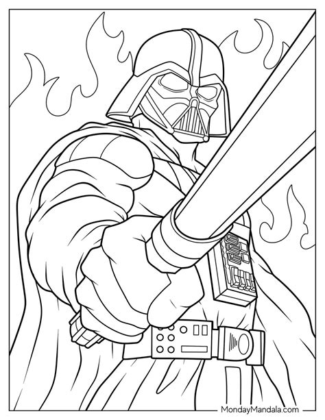 darth vader coloring sheet