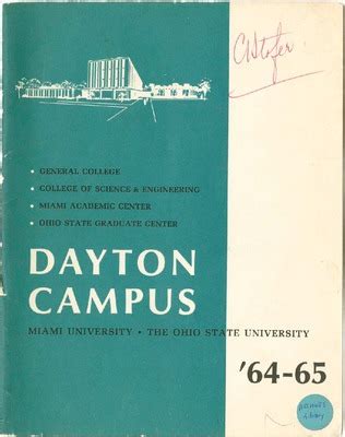 Dayton Course Catalog