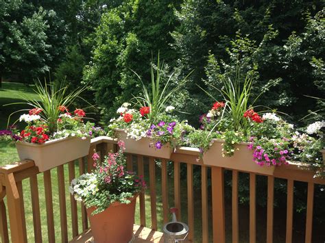 deck flower boxes