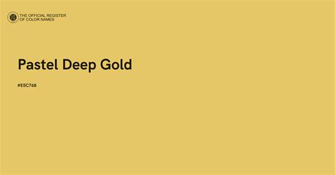 deep gold color