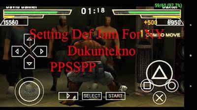 Cara Install dan Setting Def Jam PPSSPP