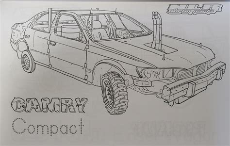 demo derby coloring pages