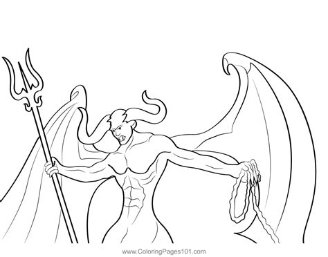 demon coloring pages