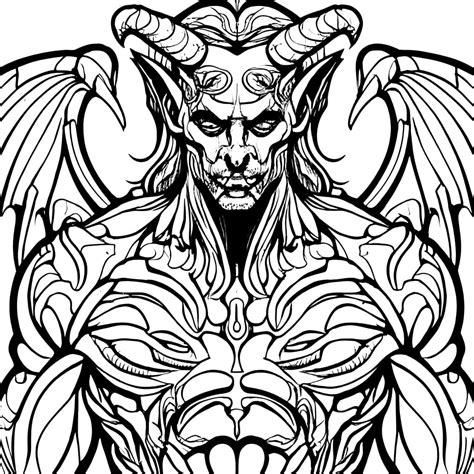 demon coloring pages