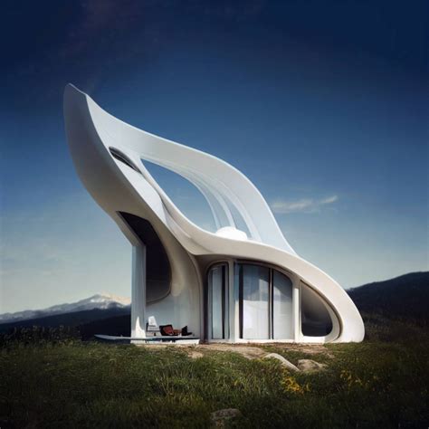 desain rumah futuristik