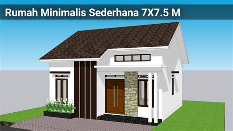 desain rumah minimalis 7x7