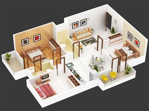 fungsionalitas rumah minimalis 3 kamar 3d yang baik