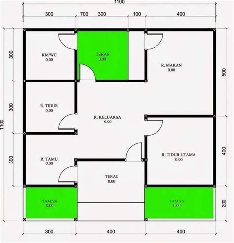 desain rumah minimalis 9x6
