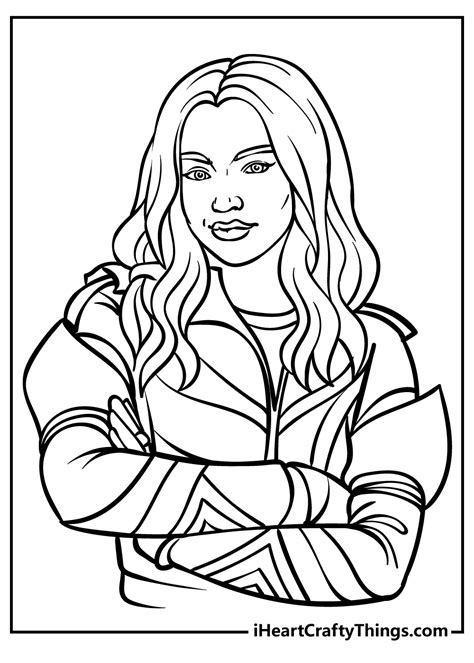 descendants coloring sheets