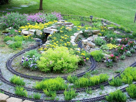 designing a train garden