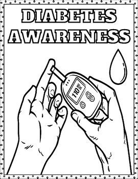 diabetes coloring pages