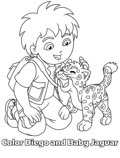 diego coloring pages