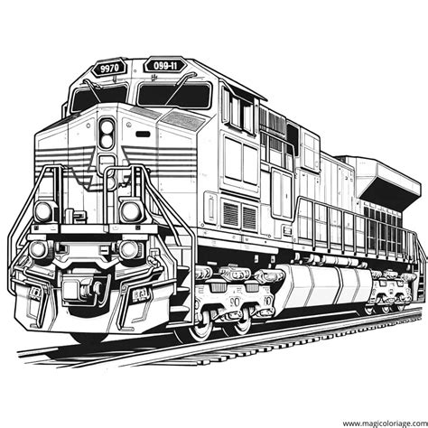 diesel train coloring pages