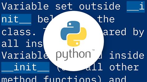 difference between variables inside and outside of init class and instance attributes