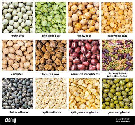 different types of field peas