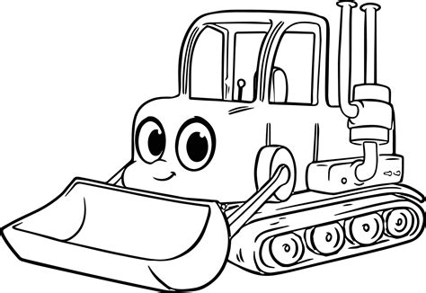 digger colouring pages