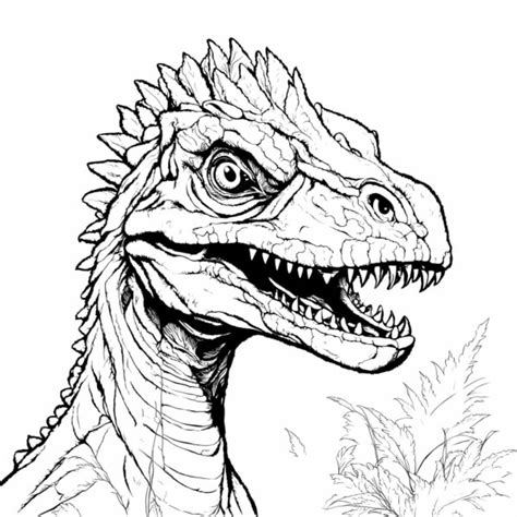 dinosaur colouring pages for adults