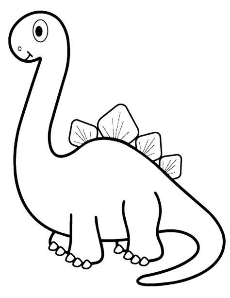 dinosaur drawing to print