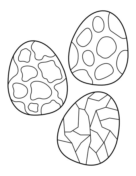 dinosaur egg coloring pages