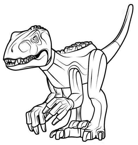 dinosaur lego coloring pages