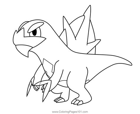 dinosaur pokemon coloring pages