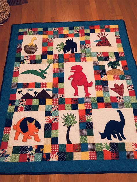 dinosaur quilt patterns for free