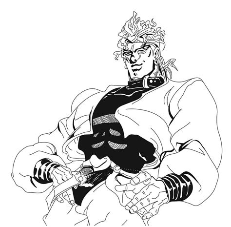 dio coloring pages