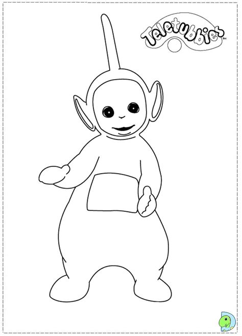 dipsy teletubbies coloring pages