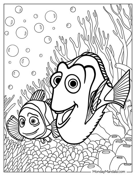 disney and pixar coloring pages
