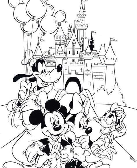 disney cartoon coloring pages