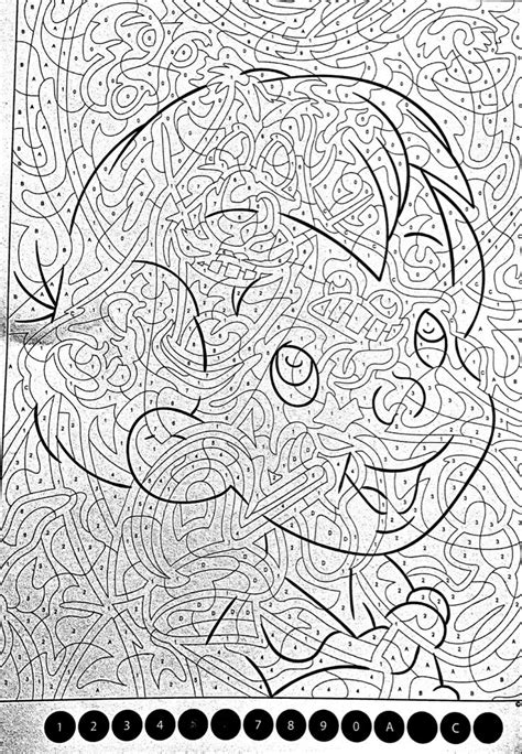 disney coloring book by numbers