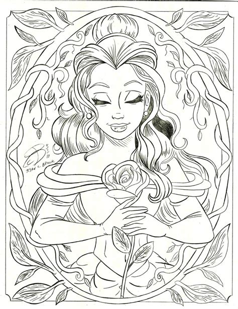 disney colouring pages for adults