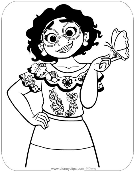 disney encanto printable coloring pages