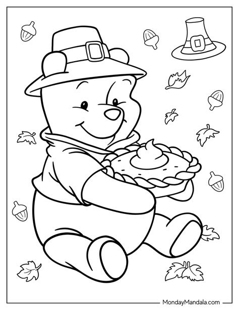 disney fall coloring pages