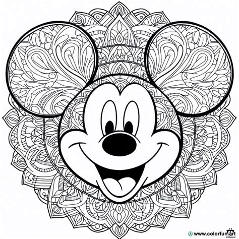 disney mandala coloring pages