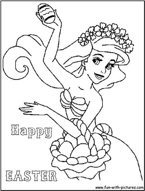 disney princess easter coloring pages