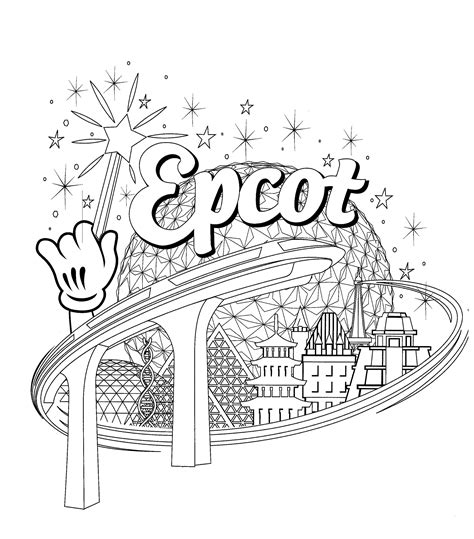 disney world coloring pages