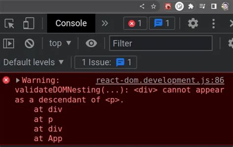 div cannot appear as a descendant of p