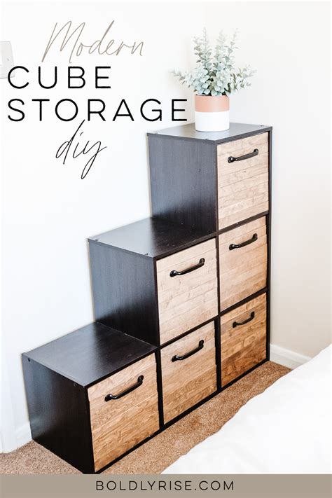 diy cube storage makeover