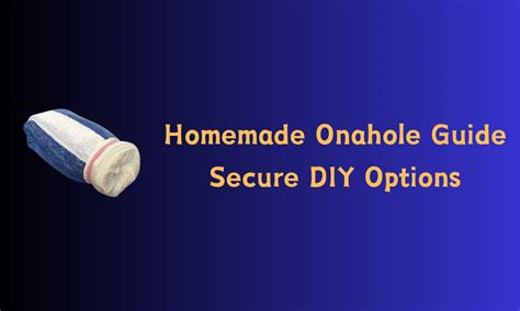 diy onahole
